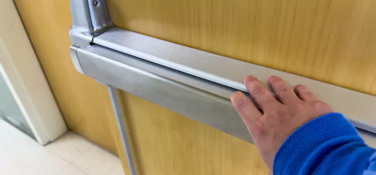 Installing a Push Bar on a Door Pendleton